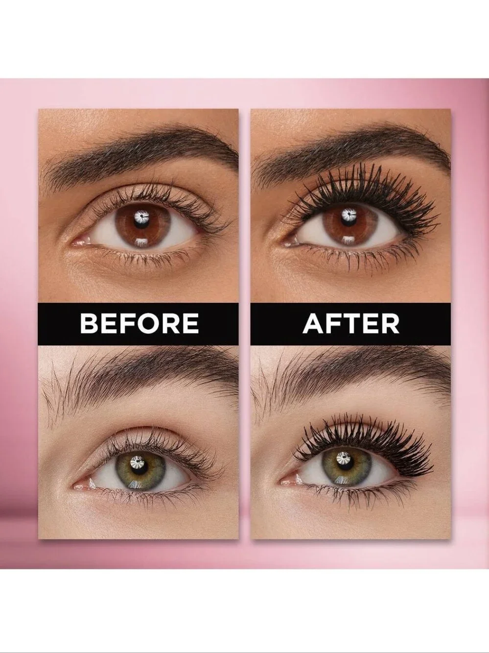 🐢2/$15 Loreal Paris Voluminous Lash Paradise Waterproof Mascara Blackest Black